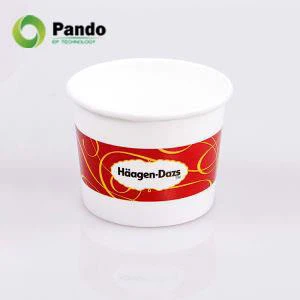 Jednorazové malé poháriky na zmrzlinu